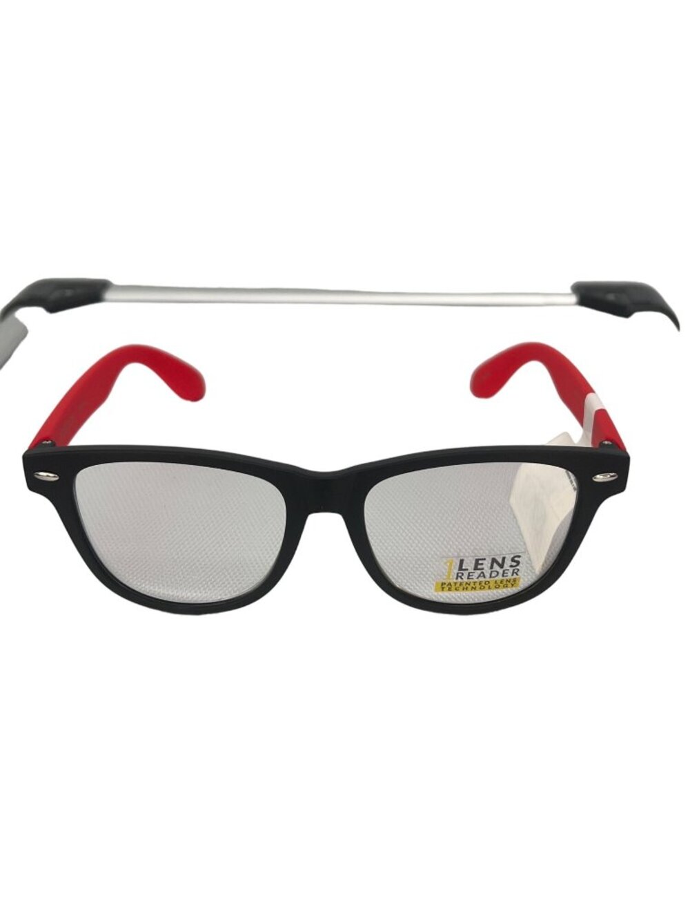 Kreedom Reverb 1 Lens Reader Glasses Patented Lens Technology Black and Red NEW